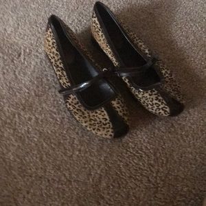 Cole Haan Nike animal print shoes